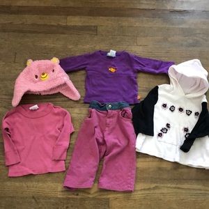 Lot of 6-12 month girl clothes.